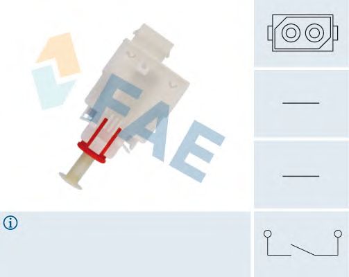 Выключатель FAE 24465 (привод сцепления Tempomat, управление сцеплением)