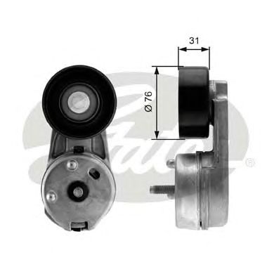 Натяжной ролик поликлинового ремня GATES T38279