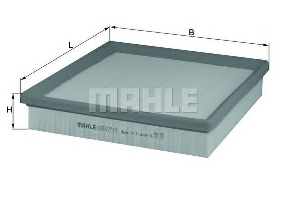 Воздушный фильтр KNECHT LX 2077/3 - Фото 1