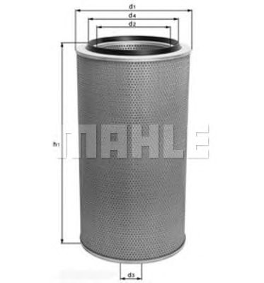 Воздушный фильтр KNECHT LX 586 - Фото 1
