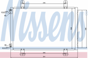 Радиатор кондиционера NISSENS 940079