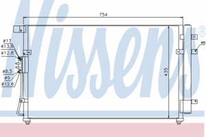Радиатор кондиционера NISSENS 940269