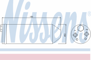 Осушитель кондиционера NISSENS 95256