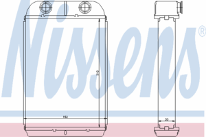 Радиатор отопителя NISSENS 71452