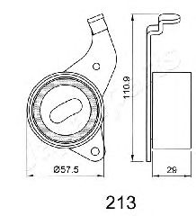 Натяжитель ремня ГРМ JAPANPARTS BE-213 - Фото 1