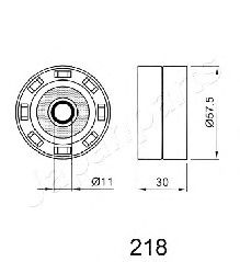 Натяжитель ремня ГРМ JAPANPARTS BE-218 - Фото 1