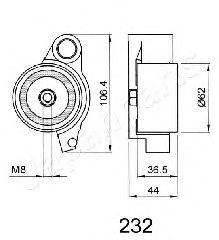 Натяжитель ремня ГРМ JAPANPARTS BE-232 - Фото 1