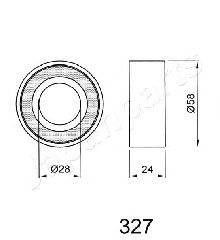 Натяжитель ремня ГРМ JAPANPARTS BE-327 - Фото 1