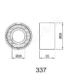 Натяжитель ремня ГРМ JAPANPARTS BE-337 - Фото 1