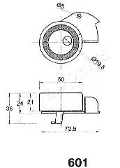 Натяжитель ремня ГРМ JAPANPARTS BE-601 - Фото 1