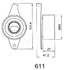 Натяжитель ремня ГРМ JAPANPARTS BE-611 - Фото 1