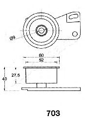 Натяжитель ремня ГРМ JAPANPARTS BE-703 - Фото 1