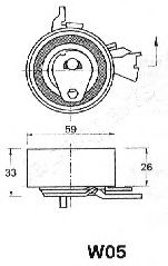 Натяжитель ремня ГРМ JAPANPARTS BE-W05 - Фото 1