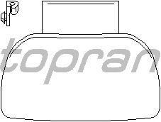 Ручка двери TOPRAN 721 717