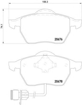 Тормозные колодки HELLA 8DB 355 007-461