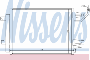 Радиатор кондиционера NISSENS 940067