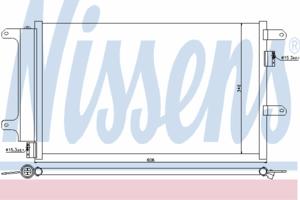 Радиатор кондиционера NISSENS 940141