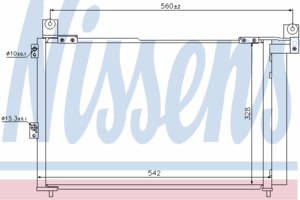 Радиатор кондиционера NISSENS 940143
