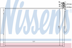 Радиатор кондиционера NISSENS 940157
