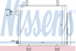 Радиатор кондиционера NISSENS 940193