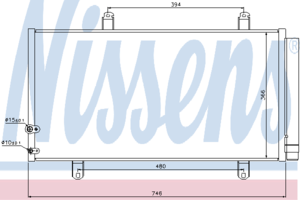 Радиатор кондиционера NISSENS 940194