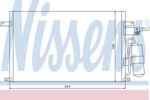 Радиатор кондиционера NISSENS 94978