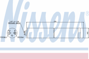 Осушитель кондиционера NISSENS 95383