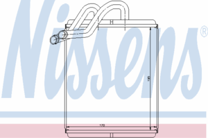 Радиатор отопителя NISSENS 77518