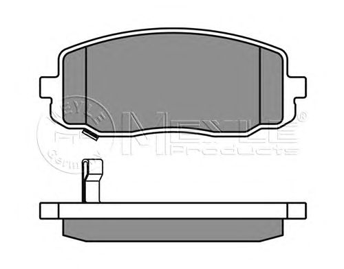 Тормозные колодки MEYLE 025 242 7516/W - Фото 1