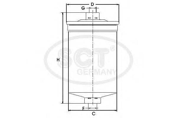 Фильтр топливный SCT ST 311 - Фото 1