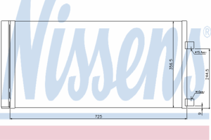 Радиатор кондиционера NISSENS 940034