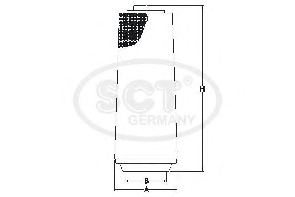 Фильтр воздушный SCT SB 082 - Фото 1