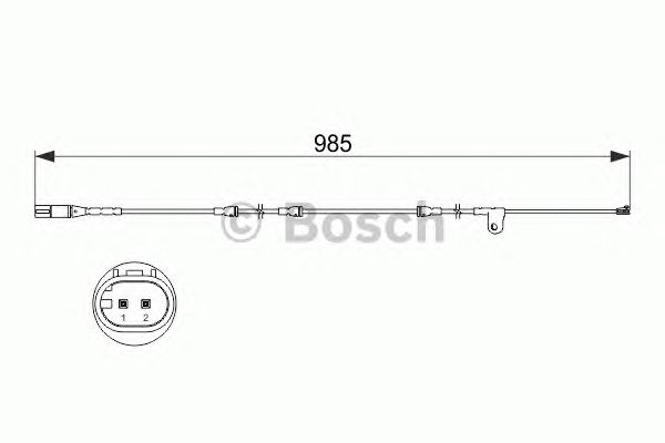Датчик износа колодок BOSCH 1 987 473 520