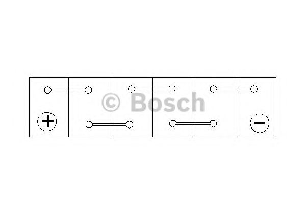 Стартерная акумуляторна батарея BOSCH 0 092 S40 220 - Фото 3