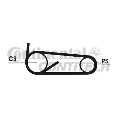 Комплект поликлинового ремня CONTITECH 4PK922 ELAST T1