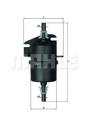 Топливный фильтр KNECHT KL 238