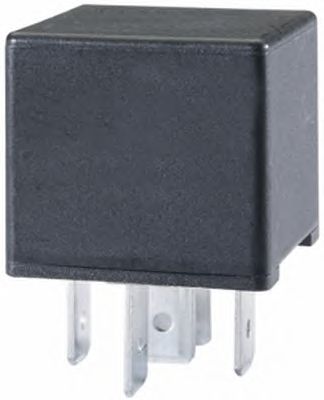 Реле HELLA 4RD 007 794-021 (управление холодного пуска, рабочий ток, сигнализация, обогреватель заднего стекла, продольный наклон шкворня вентилятора, стеклоподъемник, многофункциональное) - Фото 1