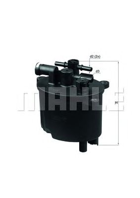 Топливный фильтр MAHLE KL 581