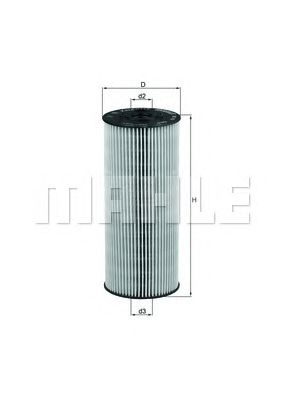 Масляний фільтр MAHLE ORIGINAL OX 137D1/S - Фото 1