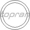 Прокладка, трубопровод охлаждаю TOPRAN 109 639 - Фото 1