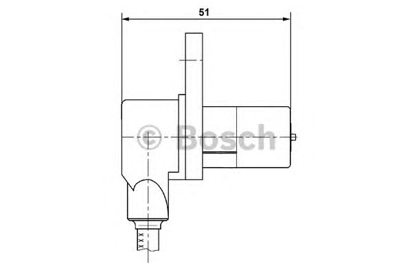 Датчик вращения колеса BOSCH 0 265 006 233