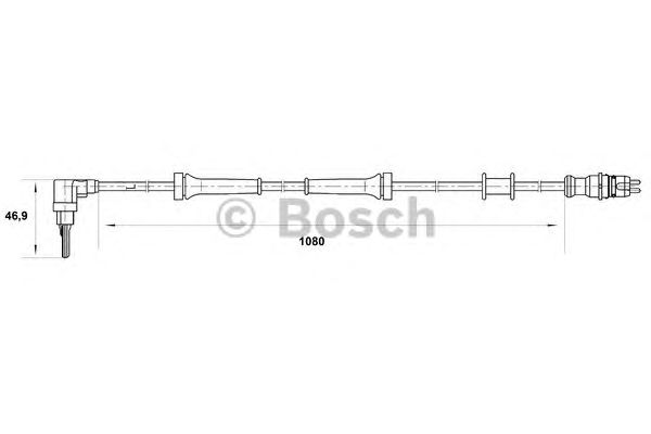 Датчик вращения колеса BOSCH 0 265 007 073