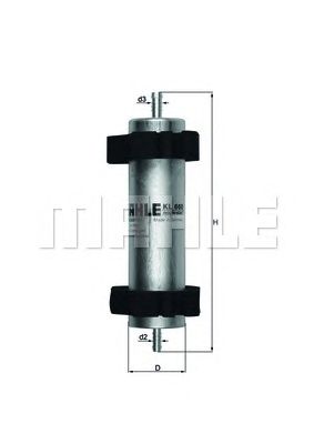 Топливный фильтр KNECHT KL 660