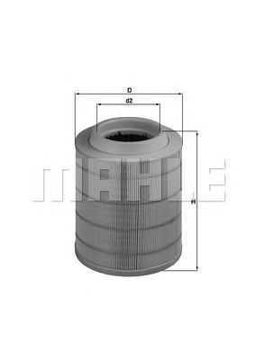 Воздушный фильтр KNECHT LX 1798 - Фото 1