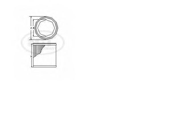 Фильтр воздушный SCT SB 3252 - Фото 1