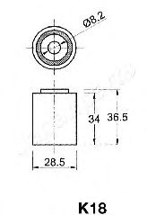 Натяжитель ремня ГРМ JAPANPARTS BE-K18 - Фото 1