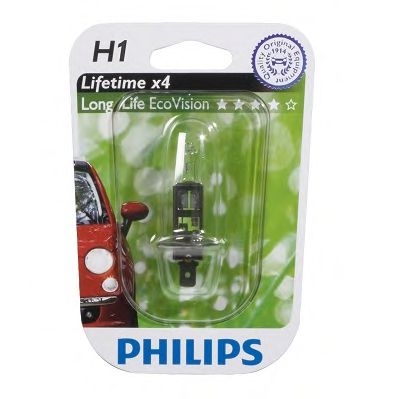 Лампа накаливания PHILIPS 12258LLECOB1 (фара дальнего света, основная фара, противотуманная фара, фара с автоматической системой стабилизации) - Фото 2