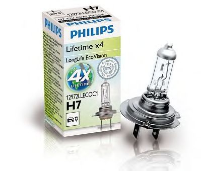 Лампа накаливания PHILIPS 12972LLECOC1 (фара дальнего света, основная фара, противотуманная фара, фара с автоматической системой стабилизации, фара дневного освещения) - Фото 2