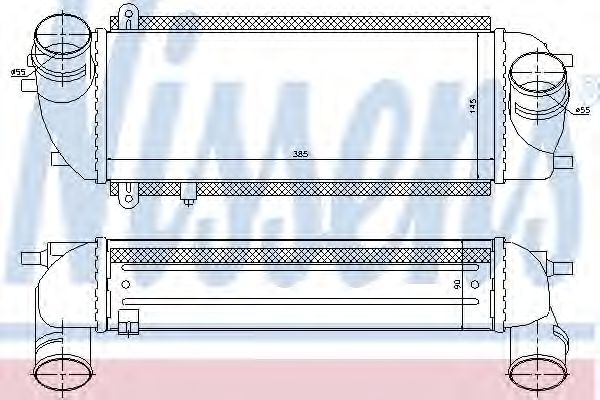 Интеркулер NISSENS 96537