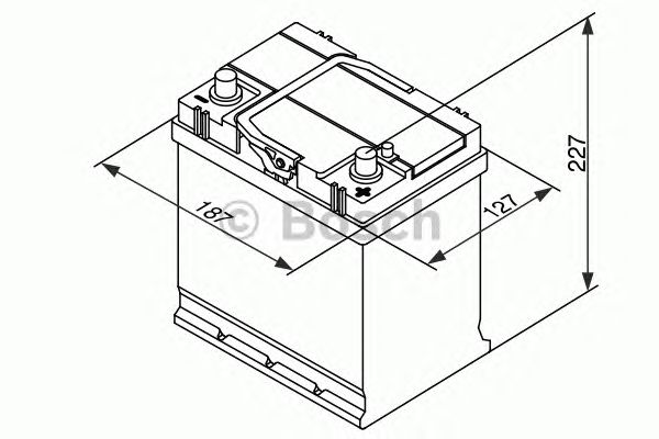 Стартерная аккумуляторная батарея BOSCH 0 092 S40 300 S4
